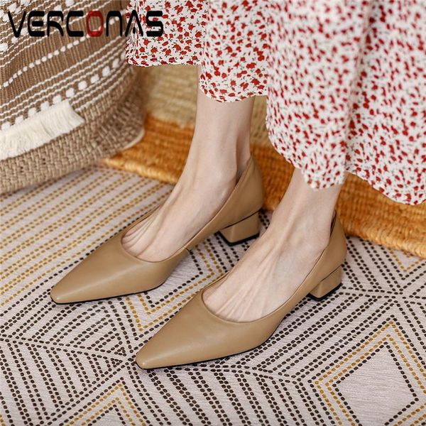 dress shoes verconas 2021 classic basic women pumps genuine leather thick heels shallow office lady casual working woman, Black
dress shoes verconas 2021 classic basic women pumps genuine leather thick heels shallow office lady casual working woman, Black