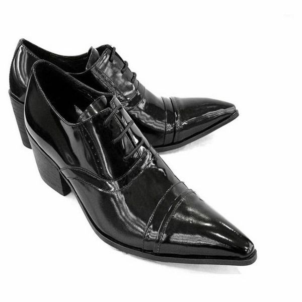 luxuty quality fashion genuine leather brogue mens oxford dress shoes male formal business pointed toe lace up high heels retro1, Black
luxuty quality fashion genuine leather brogue mens oxford dress shoes male formal business pointed toe lace up high heels retro1, Black