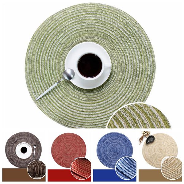 wholesale large woven western food mat tableware insulation anti-slip placemat l round thick insulation soft placemat dh1110 t03
wholesale large woven western food mat tableware insulation anti-slip placemat l round thick insulation soft placemat dh1110 t03