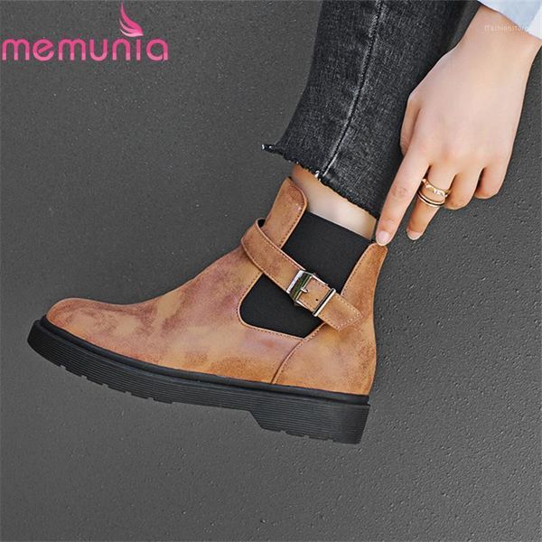 boots memunia 2021 fashion ankle for women flock buckle zip low heels shoes comfortable simple autumn woman1, Black
boots memunia 2021 fashion ankle for women flock buckle zip low heels shoes comfortable simple autumn woman1, Black