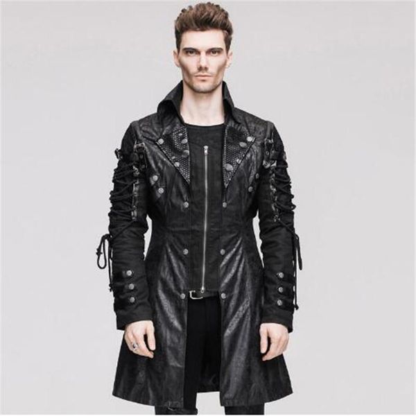 men's fur & faux devil fashion punk leather uniform long jackets steampunk gothic black red autumn winter coats outerwears
men's fur & faux devil fashion punk leather uniform long jackets steampunk gothic black red autumn winter coats outerwears