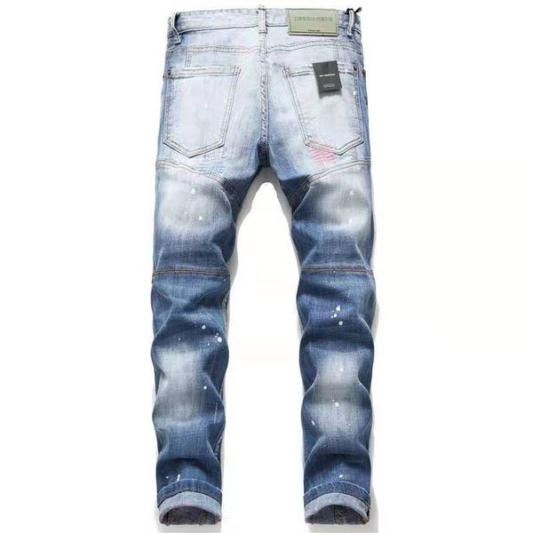 2020s men's distressed ripped skinny jeans fashion mens jeans slim motorcycle moto biker causal mens denim pants hip hop men jeans1, Blue
2020s men's distressed ripped skinny jeans fashion mens jeans slim motorcycle moto biker causal mens denim pants hip hop men jeans1, Blue