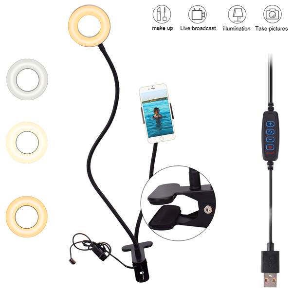 discount 4 inch diameter 9cm live fill light deskclip lamp 5w 5v 48led 2835 lamp beads white light usb connection vanity lights 
discount 4 inch diameter 9cm live fill light deskclip lamp 5w 5v 48led 2835 lamp beads white light usb connection vanity lights