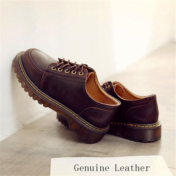 simple round head cowhide women shoes retro wild college style students leather shoes fashion british hand-made female, Black
simple round head cowhide women shoes retro wild college style students leather shoes fashion british hand-made female, Black