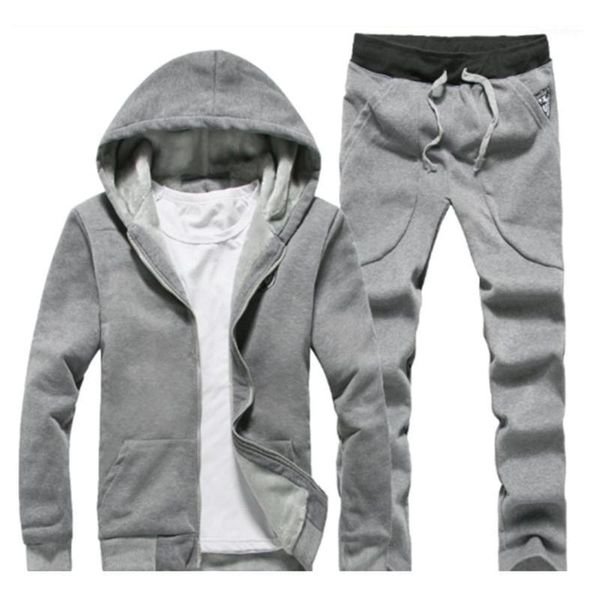 plus size winter men sets casual warm tracksuit fleece zipper hooded coat drawstring pants casual slim men's tracksuits1, Gray
plus size winter men sets casual warm tracksuit fleece zipper hooded coat drawstring pants casual slim men's tracksuits1, Gray