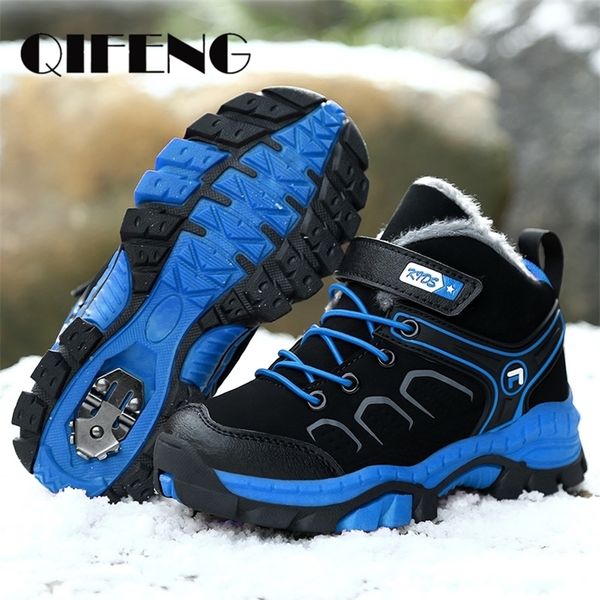 warm sneakers boys kids walking boots winter leather fur sport brand children casual snow shoes waterproof y201028, Black
warm sneakers boys kids walking boots winter leather fur sport brand children casual snow shoes waterproof y201028, Black