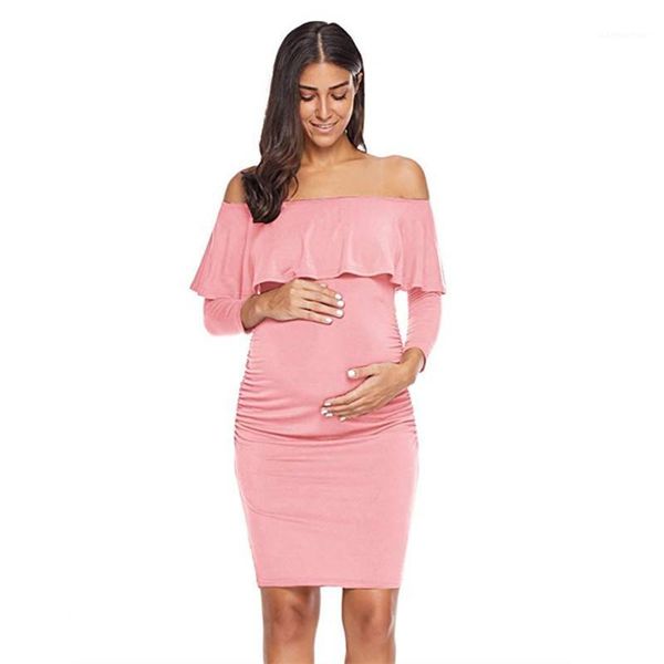 2020 autumn women pregnant maternity solid long sleeve pregnance dress wedding party dresses clothes pregnant maternity dress1, White
2020 autumn women pregnant maternity solid long sleeve pregnance dress wedding party dresses clothes pregnant maternity dress1, White