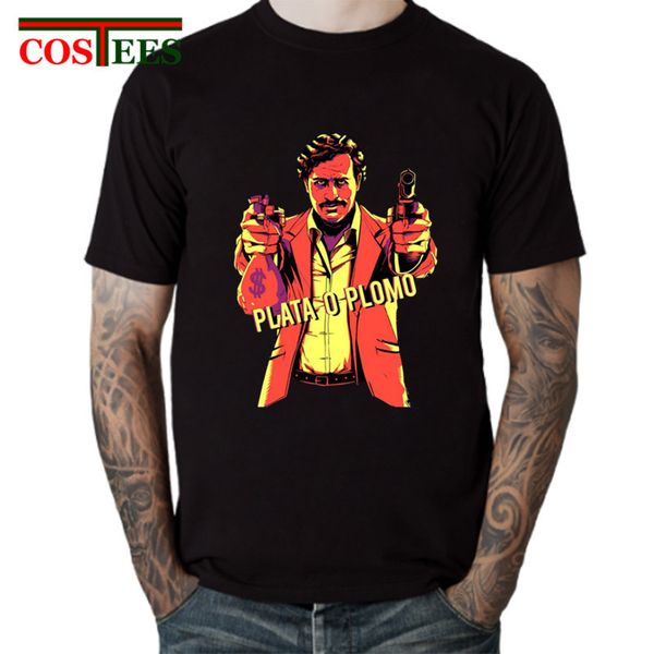 sport summer streetwear brand clothing plata o plomo t shirt men custom pablo silver or lead t-shirt cotton hip hop o neck escobar tee
sport summer streetwear brand clothing plata o plomo t shirt men custom pablo silver or lead t-shirt cotton hip hop o neck escobar tee