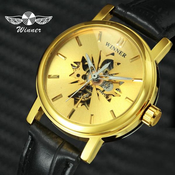 wristwatches winner ladies auto mechanical wristwatch leather strap skeleton dial pattern watches women, Slivery;brown
wristwatches winner ladies auto mechanical wristwatch leather strap skeleton dial pattern watches women, Slivery;brown