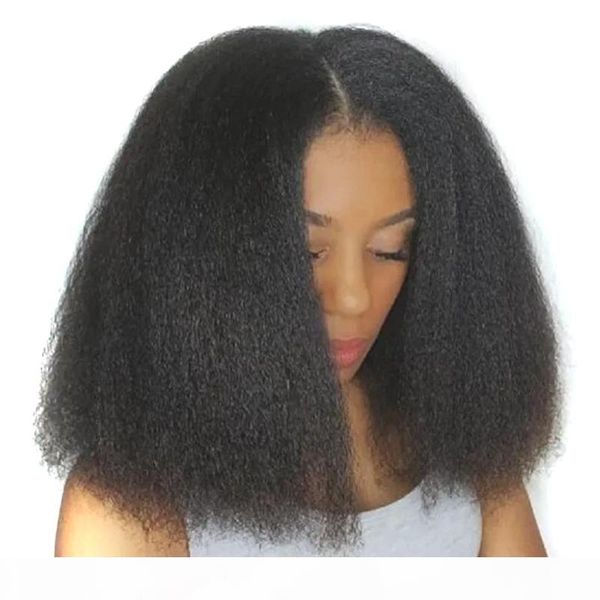 afro synthetic wigs with middle part for women 14inch yaki straight high temperature wire black color
afro synthetic wigs with middle part for women 14inch yaki straight high temperature wire black color