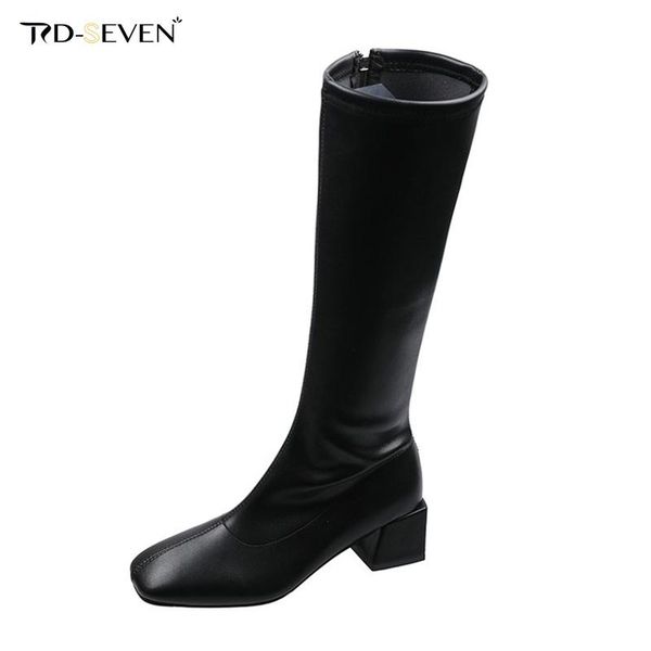 boots genuine leather knee high women winter heel long comfortable warm shoes female riding, Black
boots genuine leather knee high women winter heel long comfortable warm shoes female riding, Black