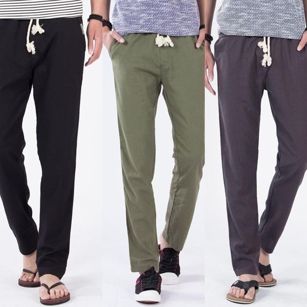 summer new men's solid color small casual casual cotton linen chinos leg pants men's large cotton linen pants men 7o2uw, Blue
summer new men's solid color small casual casual cotton linen chinos leg pants men's large cotton linen pants men 7o2uw, Blue