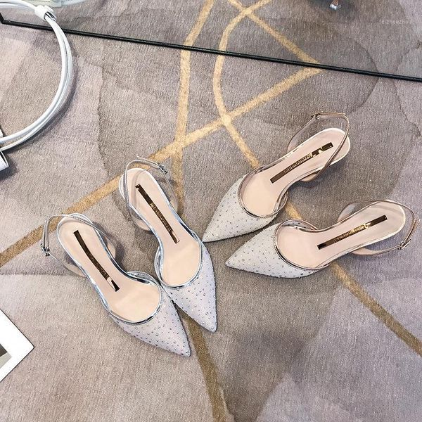 sandals shiny crystal studs closed toe lace mules sandalias mujer buckle pointy champagne/silver thin med high heels sandale1, Black
sandals shiny crystal studs closed toe lace mules sandalias mujer buckle pointy champagne/silver thin med high heels sandale1, Black
