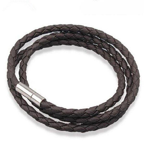 fashion6zjvstainless mens leather magnetic bangle bracelets black/brown mesh steel clasp double wrapps14577omc
fashion6zjvstainless mens leather magnetic bangle bracelets black/brown mesh steel clasp double wrapps14577omc