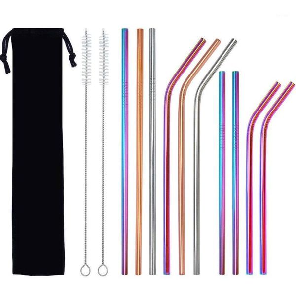drinking straws 12 pcs of set durable reusable stainless steel colorful straw modern fashion bent metal with cleaner brush1
drinking straws 12 pcs of set durable reusable stainless steel colorful straw modern fashion bent metal with cleaner brush1