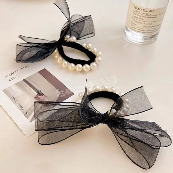 retro tie head rope female summer net yarn style temperament bow knot headdress korean pearl hair ring ponytail leather, Pink
retro tie head rope female summer net yarn style temperament bow knot headdress korean pearl hair ring ponytail leather, Pink