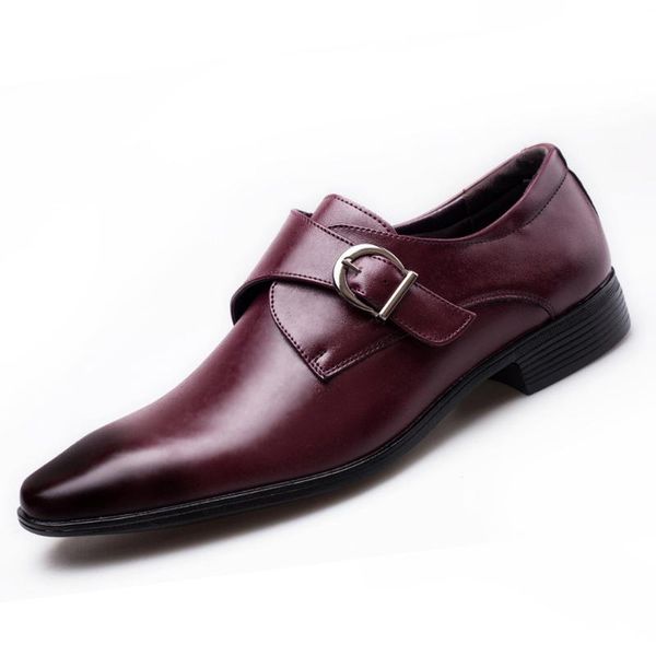 dress shoes 39~48 monk strap metallic buckle loafer slip on pointed toe men italian style for male formal wedding, Black
dress shoes 39~48 monk strap metallic buckle loafer slip on pointed toe men italian style for male formal wedding, Black