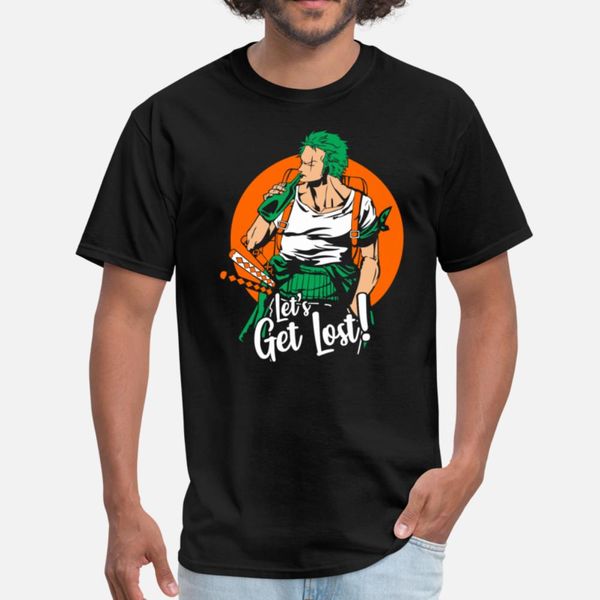 zoro let's get lost t shirt diy anime design tracksuit hoodie sweatshirt