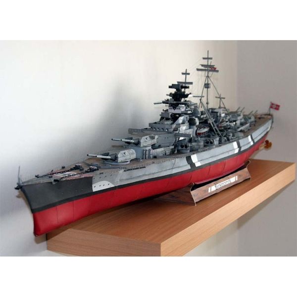 90cm world war ii germany bismarck gpm182 complete ver diy boat ship paper puzzle model toys for children handmade
90cm world war ii germany bismarck gpm182 complete ver diy boat ship paper puzzle model toys for children handmade