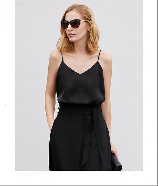 2020 summer solid sleeveless crop casual camis tank ladies v neck female vest women imitation silk blouses, White
2020 summer solid sleeveless crop casual camis tank ladies v neck female vest women imitation silk blouses, White