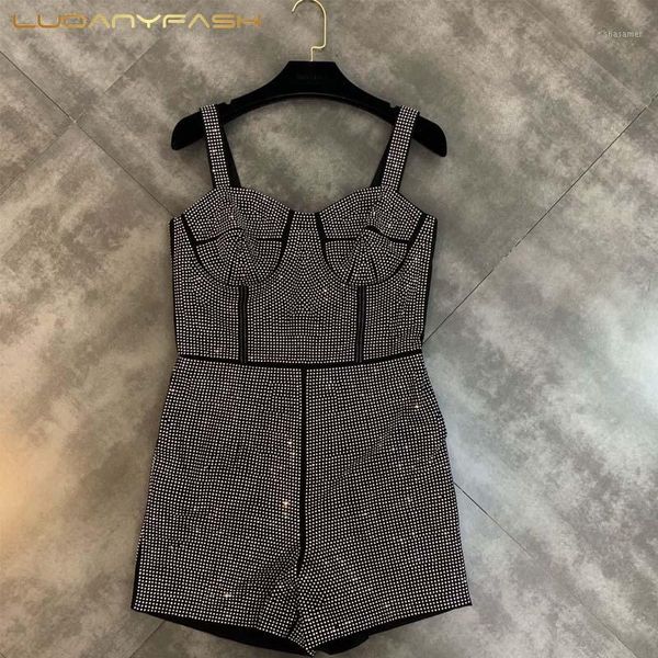 luoanyfash casual women jumpsuit romper beading luxy playsuit for women high waist fitness playsuit 2019 new clothes1, Black;white
luoanyfash casual women jumpsuit romper beading luxy playsuit for women high waist fitness playsuit 2019 new clothes1, Black;white