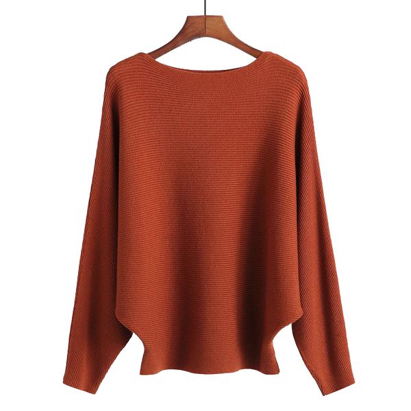 2021 new batwing long sleeve women's sweater autumn winter pullovers off shoulder soft female jumper plus size pull ns2f, White;black
2021 new batwing long sleeve women's sweater autumn winter pullovers off shoulder soft female jumper plus size pull ns2f, White;black