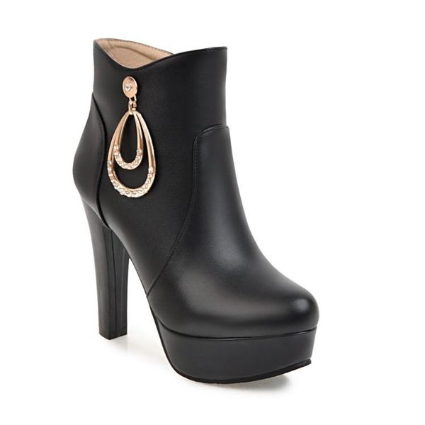boots pqecfs big size 34-43 2021 spring & autumn women solid metal decoration platform heels ankle 4 colors, Black
boots pqecfs big size 34-43 2021 spring & autumn women solid metal decoration platform heels ankle 4 colors, Black