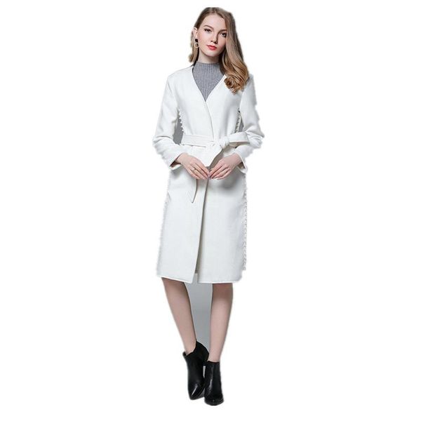 women's wool & blends 2021women autumn winter coat adjustable waist women long office business jacket 60% 30% polyester 20% cashmere, Black
women's wool & blends 2021women autumn winter coat adjustable waist women long office business jacket 60% 30% polyester 20% cashmere, Black