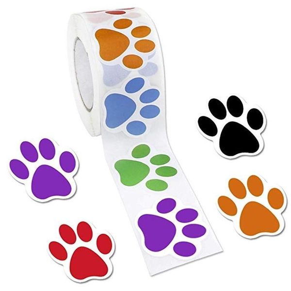 500pcs colorful paw print dog stickers for wedding bride decoration and unicorn party favors for kids birthday party decoration, Black
500pcs colorful paw print dog stickers for wedding bride decoration and unicorn party favors for kids birthday party decoration, Black