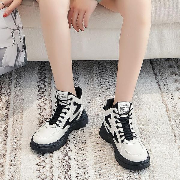 boots spring/autumn women ankle hig-woman sneakers shoes lace-up botas flat luxury zapatos de mujer fashion chaussures femme1, Black
boots spring/autumn women ankle hig-woman sneakers shoes lace-up botas flat luxury zapatos de mujer fashion chaussures femme1, Black