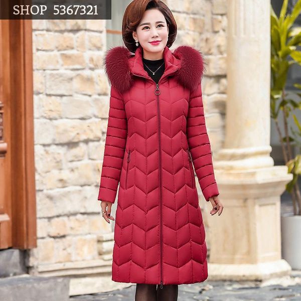2019 jacket quinquagenarian cotton-padded clothes suit-dress mom winter loose coat thickening long fund overknee down cotton1, Black
2019 jacket quinquagenarian cotton-padded clothes suit-dress mom winter loose coat thickening long fund overknee down cotton1, Black