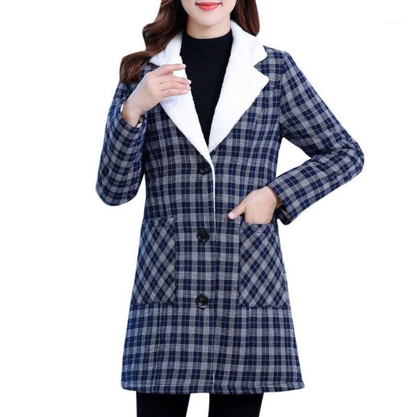 chamsgend winter mother coat women wool blends plaid coat elegant outerwear casual loose thick female cashmere overcoat 11081, Black
chamsgend winter mother coat women wool blends plaid coat elegant outerwear casual loose thick female cashmere overcoat 11081, Black