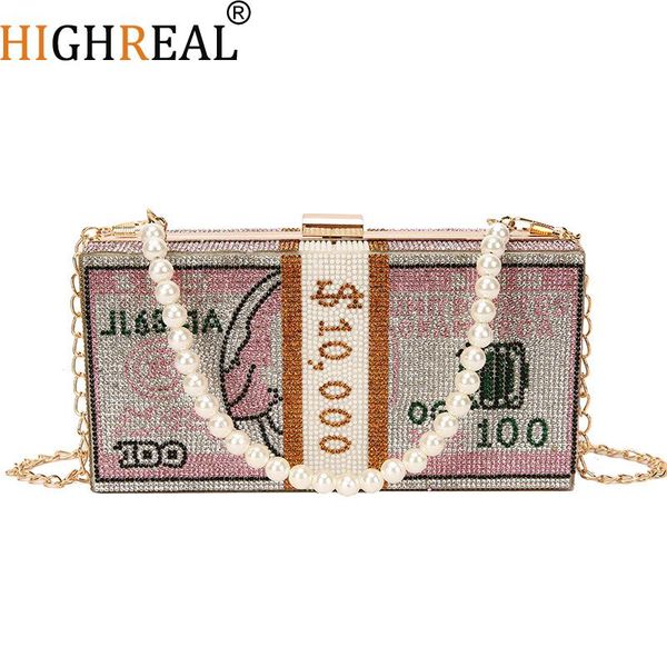 highreal inlaid diamond evening bag dollars design women wedding zero wallet stack of cash funny money handbag
highreal inlaid diamond evening bag dollars design women wedding zero wallet stack of cash funny money handbag