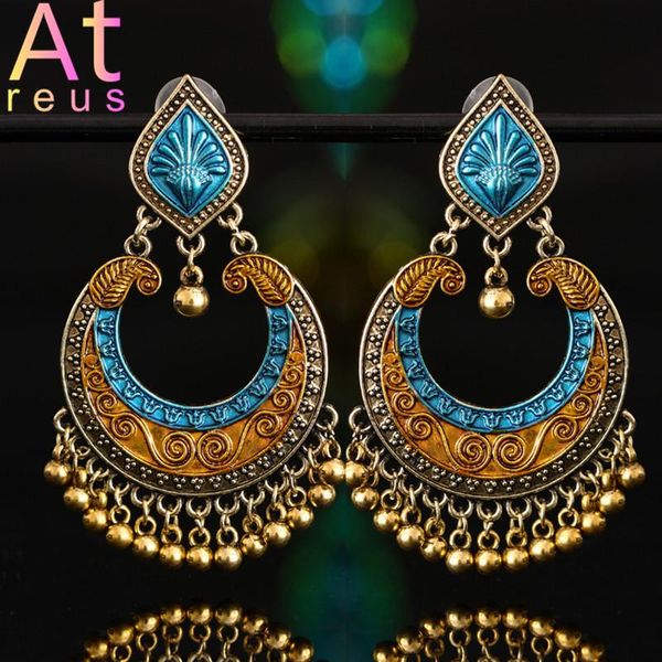 Jhumka Moon Style Earrings Gypsy Afghan Jewelry Bohemian Retro Ethnic Antique Beads Drop Tassel Earrings for Women Gifts, Silver
Jhumka Moon Style Earrings Gypsy Afghan Jewelry Bohemian Retro Ethnic Antique Beads Drop Tassel Earrings for Women Gifts, Silver