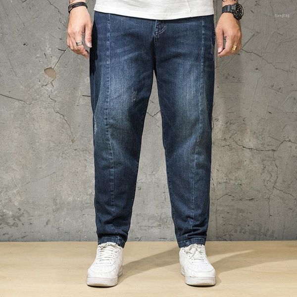 spring autumn light color jeans tide men's large size 7xl loose harem pants japanese trends ankle-length pants bundle 481, Blue
spring autumn light color jeans tide men's large size 7xl loose harem pants japanese trends ankle-length pants bundle 481, Blue
