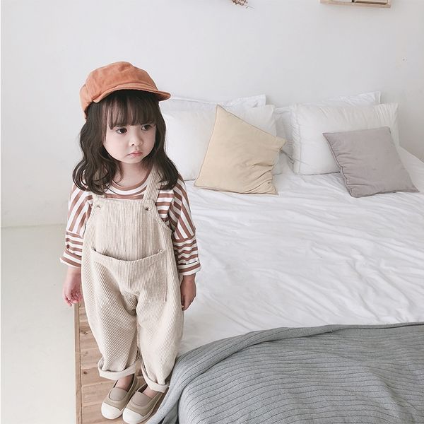 spring korean style baby girls corduroy loose overalls cute kids casual all-match suspender trousers bib pants 201112, Blue
spring korean style baby girls corduroy loose overalls cute kids casual all-match suspender trousers bib pants 201112, Blue