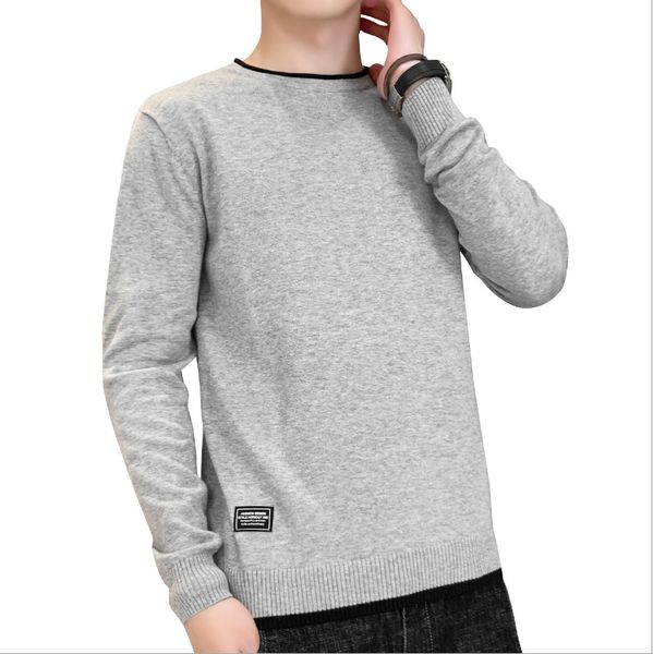 2020 new autumn winter men's sweater solid color knitted pullover sweaters male casual o neck knitwear, White;black
2020 new autumn winter men's sweater solid color knitted pullover sweaters male casual o neck knitwear, White;black