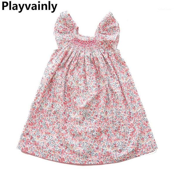girl's dresses baby girls 2021 toddler kids smocking floral dress cotton summer princess girl clothes cr0011, Red;yellow
girl's dresses baby girls 2021 toddler kids smocking floral dress cotton summer princess girl clothes cr0011, Red;yellow