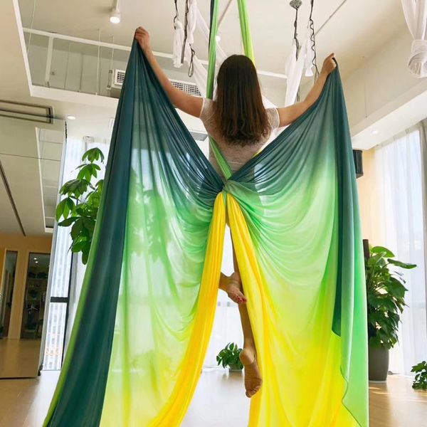 19meters yoga aerial silks set gradational colors low stretch for yoga sporting including accessories
19meters yoga aerial silks set gradational colors low stretch for yoga sporting including accessories