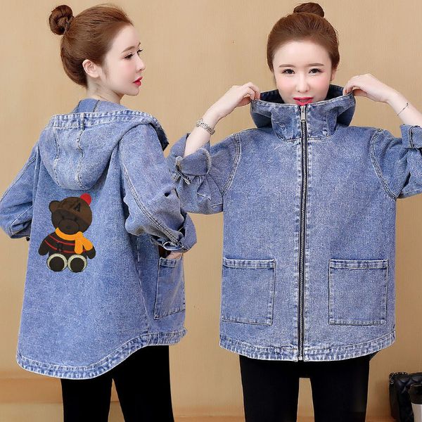 women denim 2021 casual new with student hoodie loose cowboy outerwear korean female plus size 5xl thin r292 jackets 6ivv, Black;brown
women denim 2021 casual new with student hoodie loose cowboy outerwear korean female plus size 5xl thin r292 jackets 6ivv, Black;brown