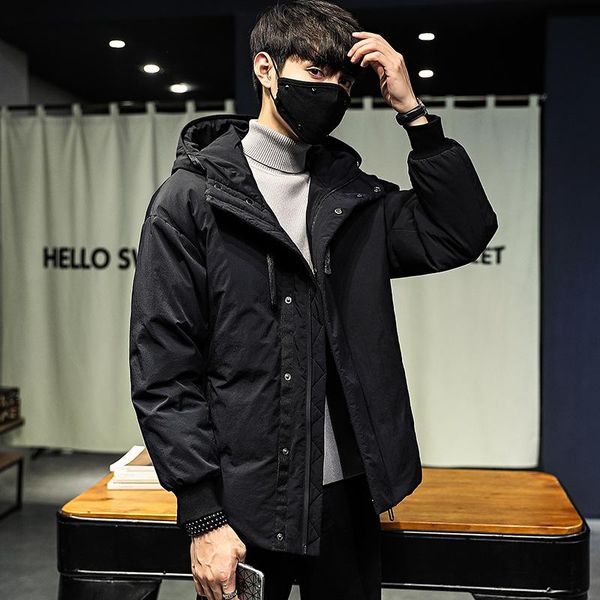 men's down & parkas warm winter coats men brief paragraph add suede bag suit tooling loose white duck hooded jacket, Black
men's down & parkas warm winter coats men brief paragraph add suede bag suit tooling loose white duck hooded jacket, Black