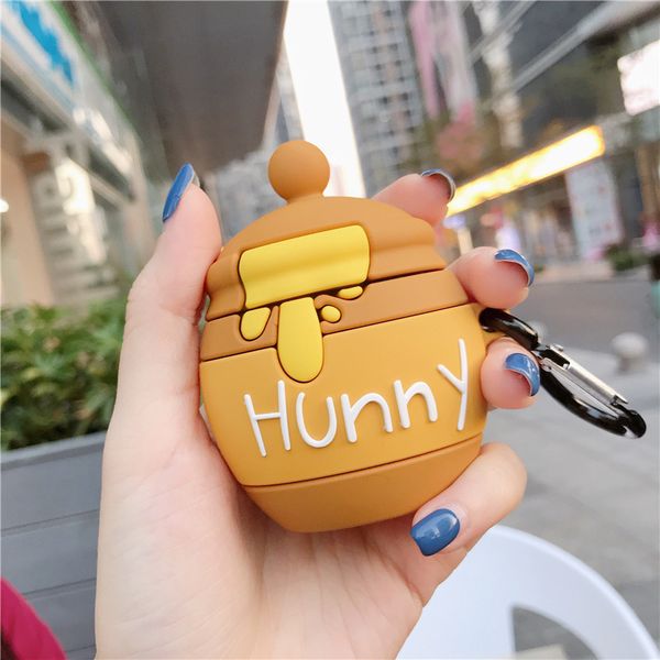 airpods 1/2 case wireless bluetooth headset protective cover suitable for airpods pro case cute silicone anti-drop cartoon honey pot
airpods 1/2 case wireless bluetooth headset protective cover suitable for airpods pro case cute silicone anti-drop cartoon honey pot