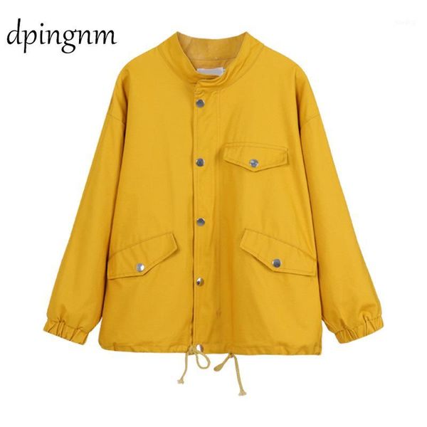 outerwear crop bomber jacket women patch long sleeve autumn jacket female pocket pin buckle single-breasted streetwear1, Black;brown
outerwear crop bomber jacket women patch long sleeve autumn jacket female pocket pin buckle single-breasted streetwear1, Black;brown
