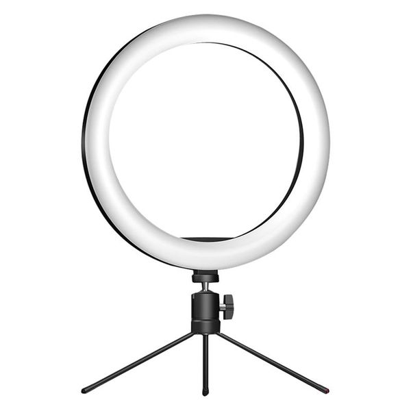 10 Inch Ring Light With Tripod 26cm Desklive Fill Light Mobile Phone Selfie Led