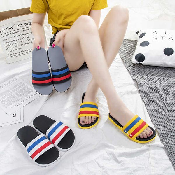 rainbow candy slippers women's summer indoor lovers soft bottom bathroom home outdoor wear sandals men's stripes, Black
rainbow candy slippers women's summer indoor lovers soft bottom bathroom home outdoor wear sandals men's stripes, Black