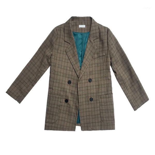 2019 fashion plaid blazer women long sleeve slim blazer casual autumn jacket female z0261, White;black
2019 fashion plaid blazer women long sleeve slim blazer casual autumn jacket female z0261, White;black