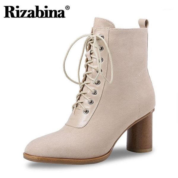 rizabina real leather women ankle boots fashion solid color thick heel shoes women square heel casual mujer footwear size 34-401, Black
rizabina real leather women ankle boots fashion solid color thick heel shoes women square heel casual mujer footwear size 34-401, Black