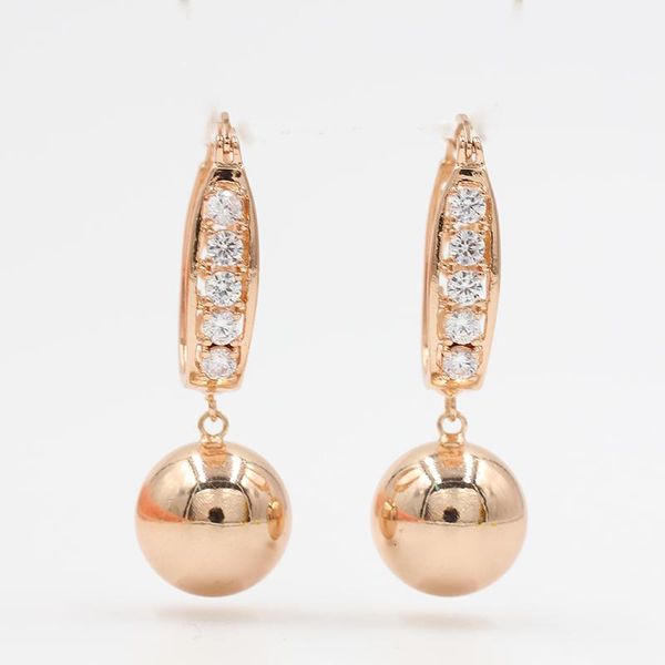 hoop & huggie 585 pearl round ball wedding earrings women's fashion party accessories rose gold micro wax inlaid with natural zircon ea, Golden;silver
hoop & huggie 585 pearl round ball wedding earrings women's fashion party accessories rose gold micro wax inlaid with natural zircon ea, Golden;silver