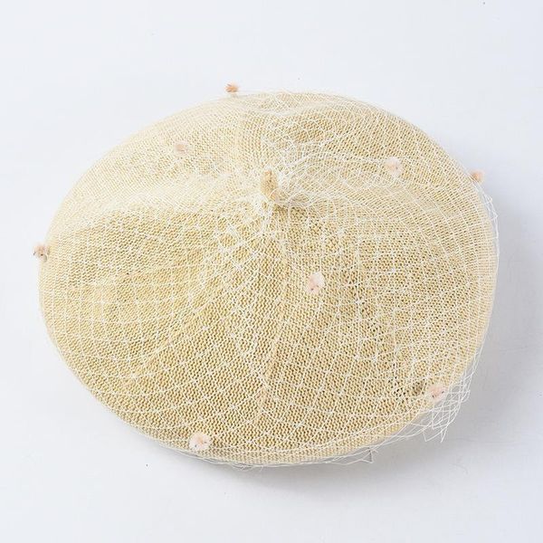 elegant female fedoras wool felt mesh bow floral formal berets fedora hats for women 2019 retro beret british mesh gauze dot h jllmjt, Black;white 
elegant female fedoras wool felt mesh bow floral formal berets fedora hats for women 2019 retro beret british mesh gauze dot h jllmjt, Black;white