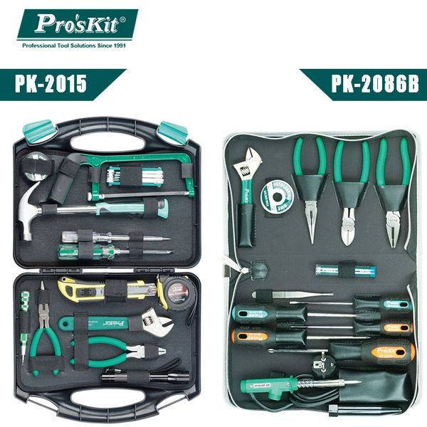 pro'skit pk-2020 tool kit pk-2086b tool box kit convertible soldering iron gun box pliers screwdriver wrench set
pro'skit pk-2020 tool kit pk-2086b tool box kit convertible soldering iron gun box pliers screwdriver wrench set